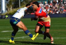 Gundy’s own Brayden McGrady scores on debut