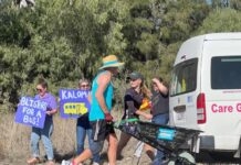 The great wheelbarrow push for Kaloma