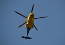 RACQ LifeFlight airlifts man pinned under heavy ladder