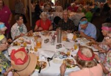 110 turn our for combined Red Circle, Meals of Wheel Christmas lunch