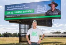 Billboards land in Canberra to send clear message: Say no to buybacks