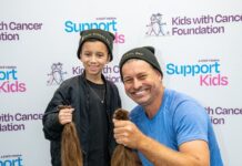 Farmer Dave chops his locks for kids with cancer