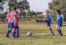 Junior soccer hot shots