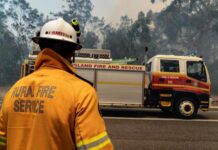 Hay trucks goes up in flames at BP