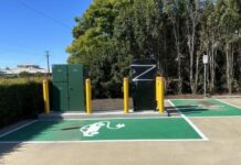 EV charging station sitting idle 14 months after construction