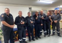 Firefighters recognised for distinguished service