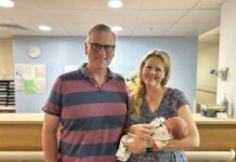 Lister welcomes joyful arrival