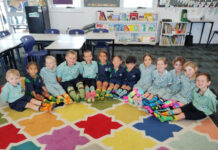 Silly socks and Christmas carols to end school year