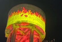 Hell flames light the night on Hell of the West weekend