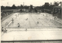 Looking back at Dalby swimming pool