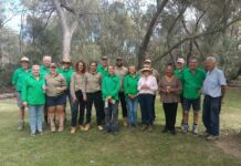 Community working bee for Goondiwindi Botanic Gardens