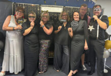 Black and bling at Roma Bowls awards night