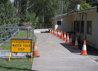 Riverwalk repairs are now in progress